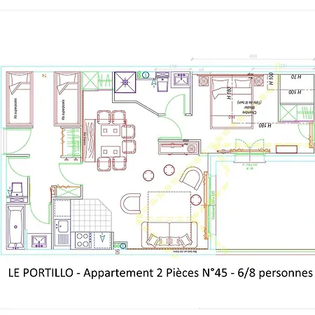 Διαμέρισμα Gourette: 8 Pers, 56m² Avec Animaux Admis - Fr-1-860-23